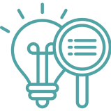 Idea and search concept illustration
